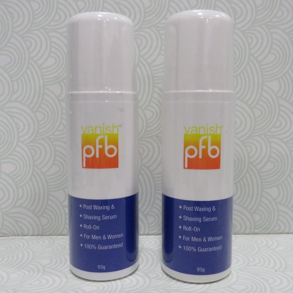 VANISH PFB💥POST WAXING - SHAVING SERUM - ROLL-ON FOR MEN/WOMEN 93g - LOT OF 2💥